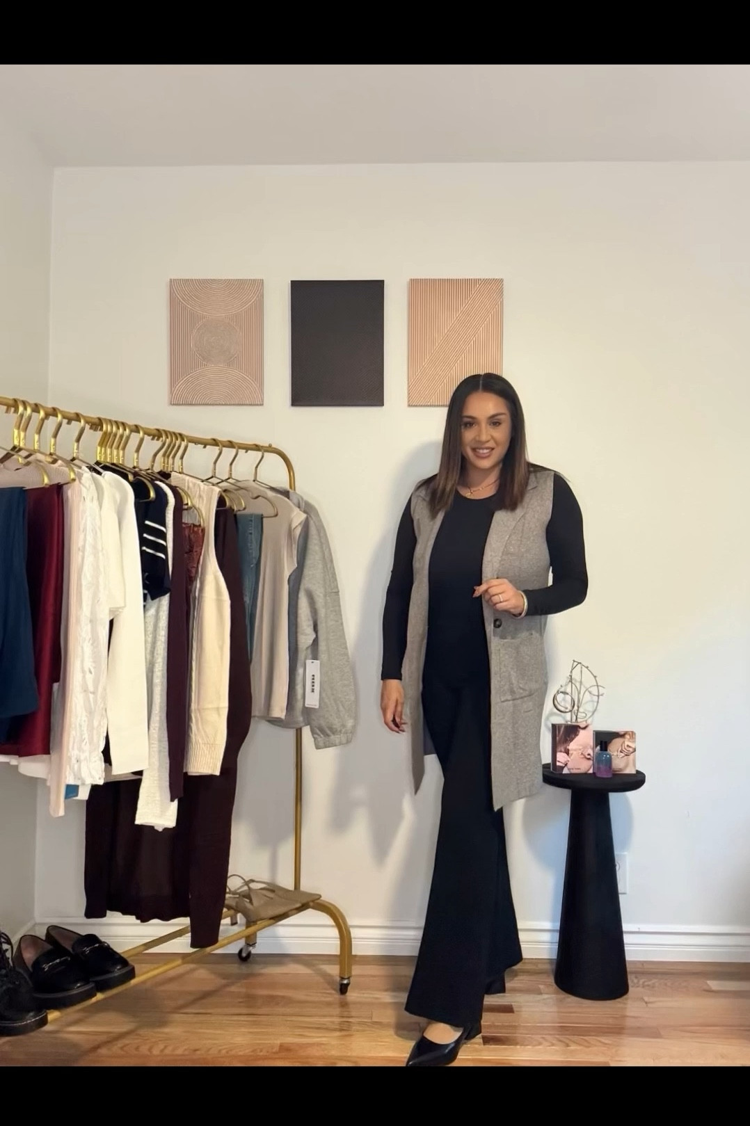 Business casual outfit, cardigan vest, vest, cardigan, open front cardigan, long vest, long cardigan, Amazon finds, heels, sneakers, work outfit 

#LTKWatchNow #LTKWorkwear #LTKShoeCrush