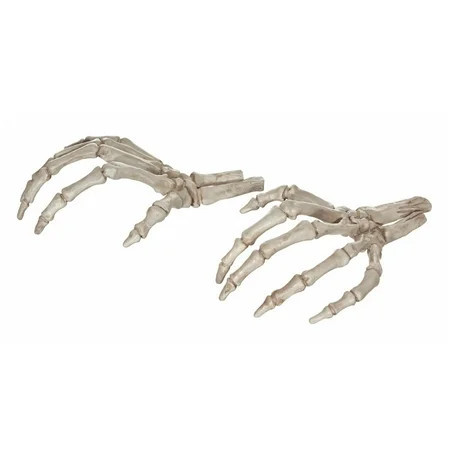 Seasons Left and Right Skeleton Hands Bones Halloween Decoration for Crazy Bonez Skeleton Line | Walmart (US)