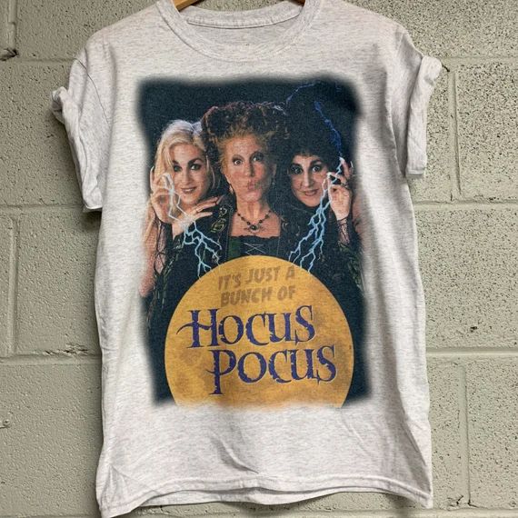 Vintage Just a Bunch of Hocus Pocus Shirt Halloween Shirt - Etsy | Etsy (US)