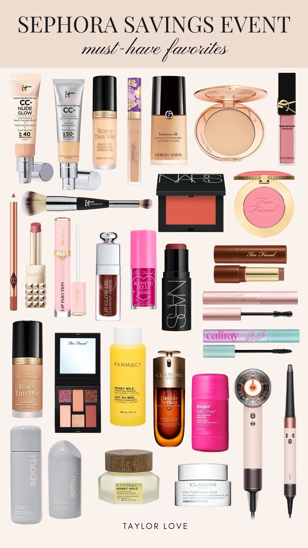 My must have favorite beauty products to shop during the Sephora Savings Event! Get up to 20% off with code: EVERYTHING

These makeup, skincare, and hair care products are staples in my routine and are always in my rotation.

#LTKSaleAlert #LTKBeauty