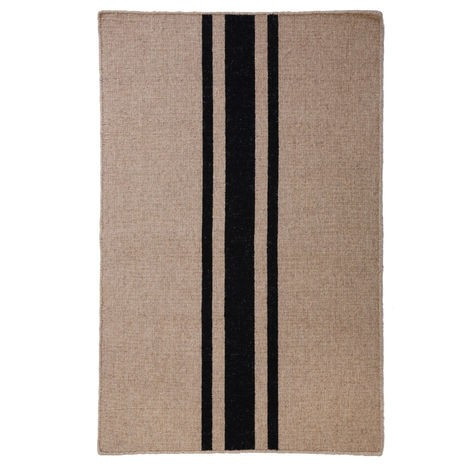 Pom Pom at Home Beachwood Rug, Natural and Black | Lulu and Georgia 