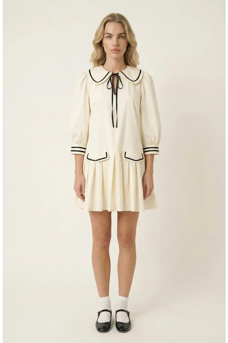 Long-Sleeve Pleated Mini Dress (Women) | Nordstrom | Nordstrom