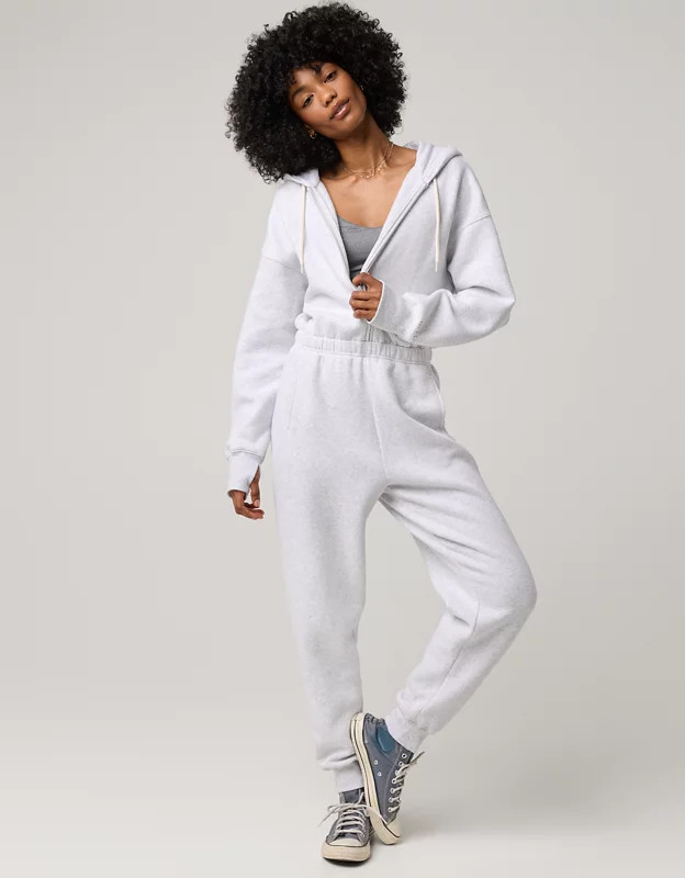 OFFLINE By Aerie Cloud Fleece Jumpsuit | Aerie
