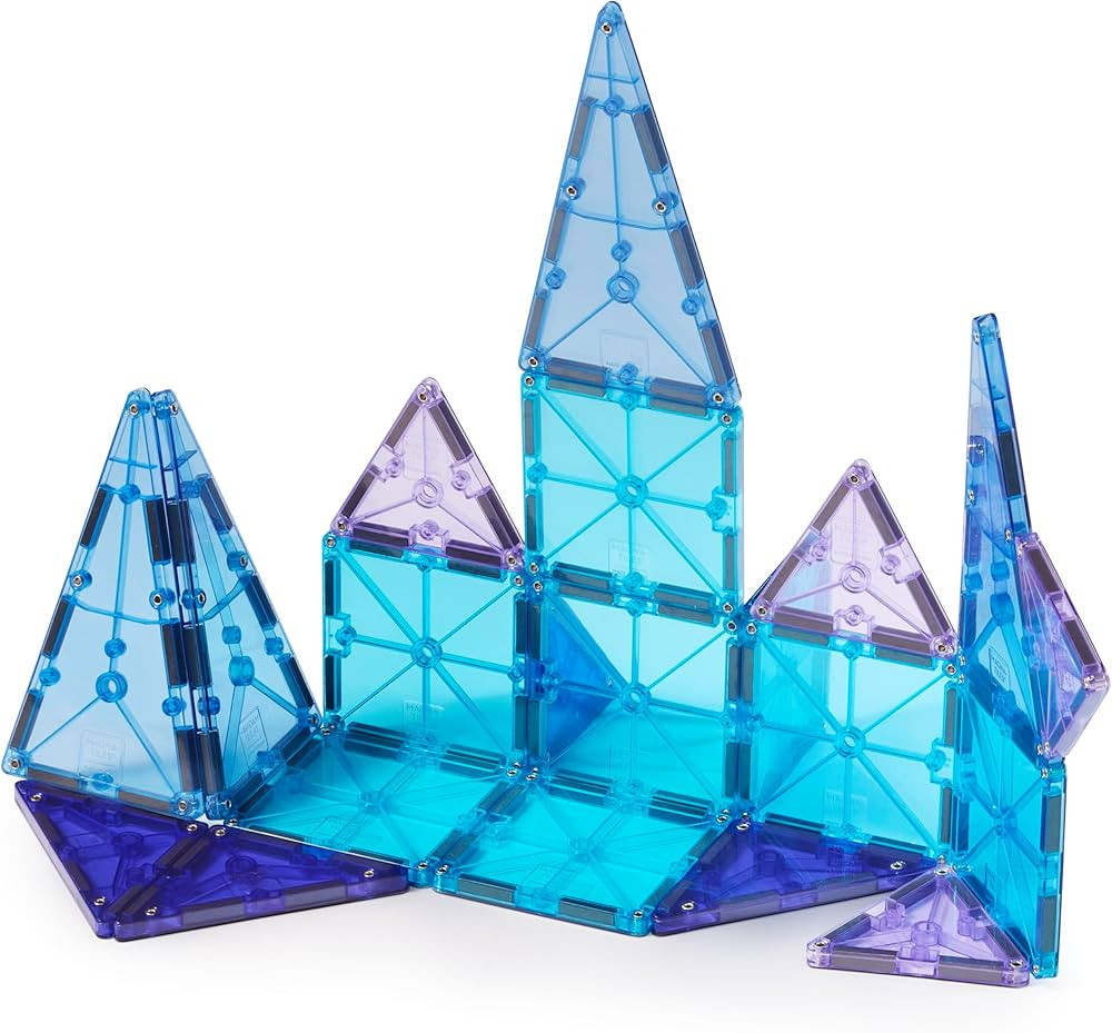 Amazon.com: MAGNA-TILES Color Shop Glacier 20-Piece Magnetic Construction Set, The Original Magne... | Amazon (US)