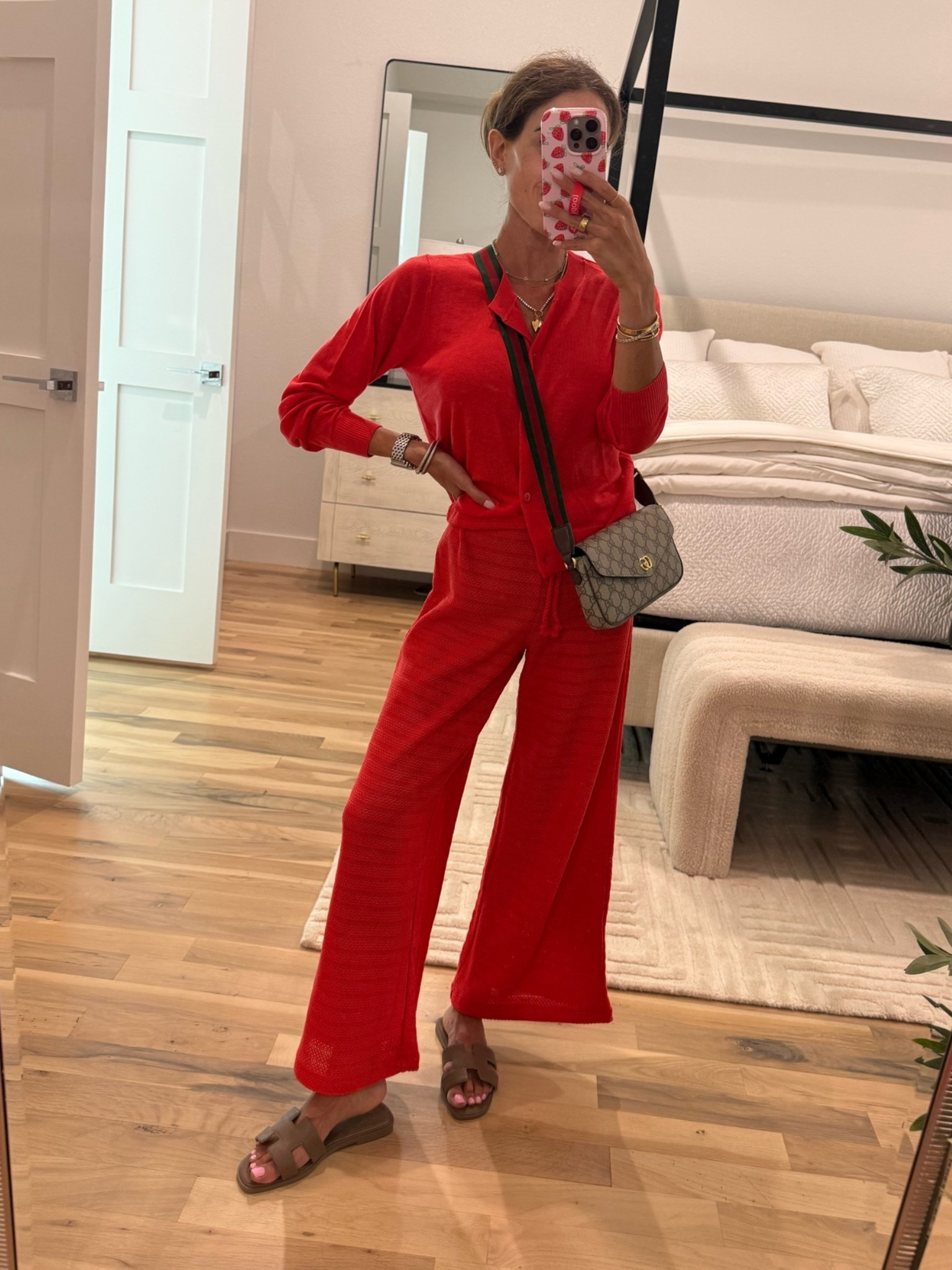 Cute red summer set these knit pants are selling out fast wearing size xs with matching red cardigan sweater

#LTKPetite #LTKSaleAlert #LTKSeasonal
