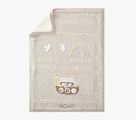 Noah's Ark Heirloom Baby Blanket | Pottery Barn Kids