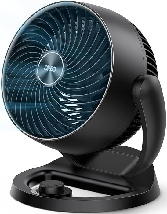 DREO Fan for Bedroom, 12 Inches, 70ft Powerful Airflow, 25db Quiet Table Air Circulator Fans for ... | Amazon (US)