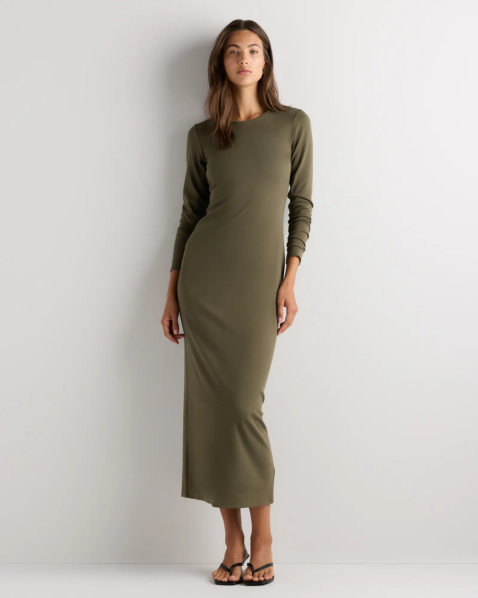 Long Sleeve Knit Maxi Dress | Quince
