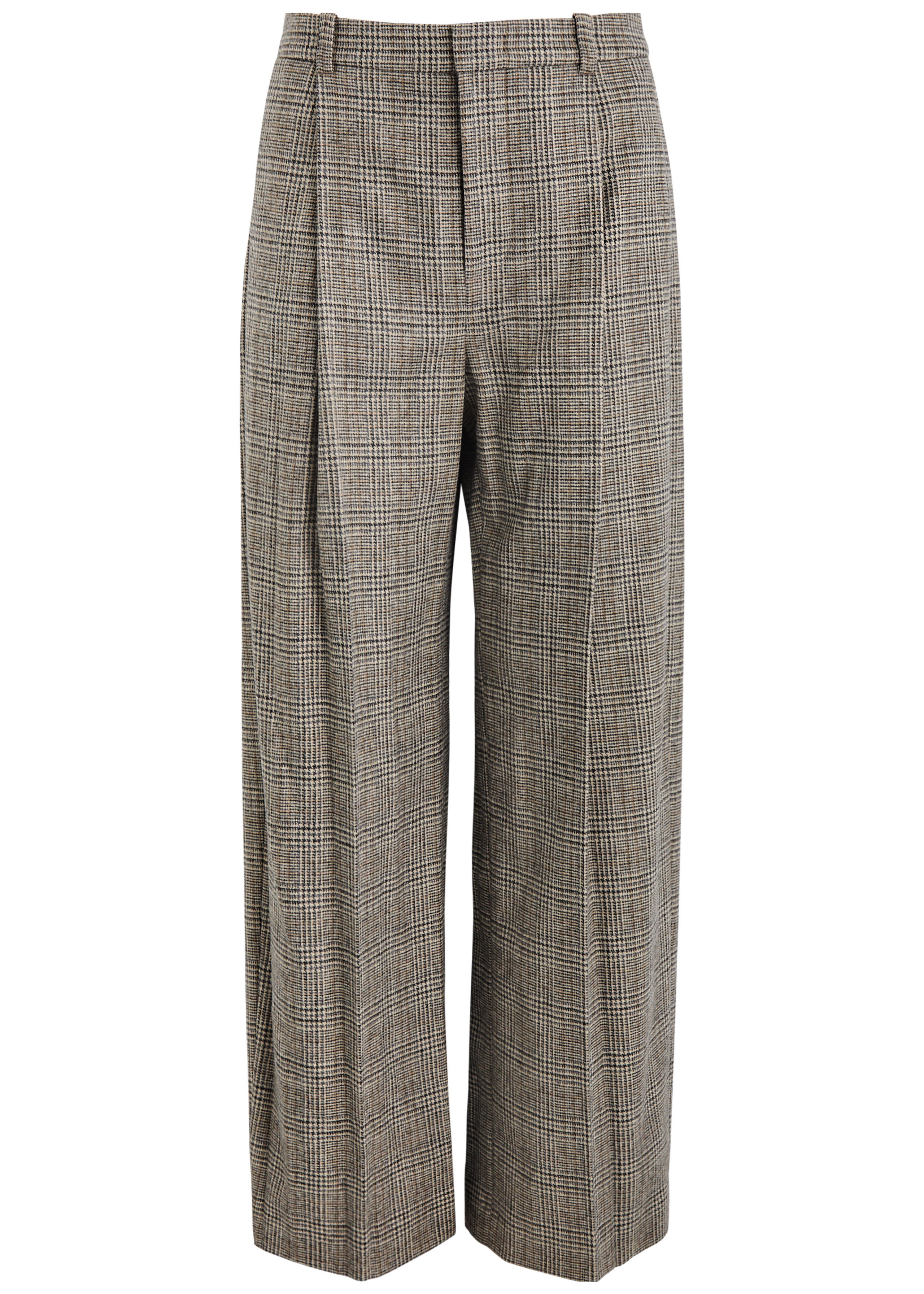 Plaid wool-blend trousers | Harvey Nichols