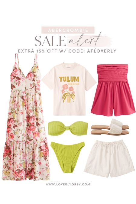 Abercrombie sale alert! Everything is as least 15% off plus an additional 15% off with code: AFLOVERLY 🙌 

Loverly Grey, summer outfits, sale alert

#LTKsalealert #LTKSeasonal #LTKFind