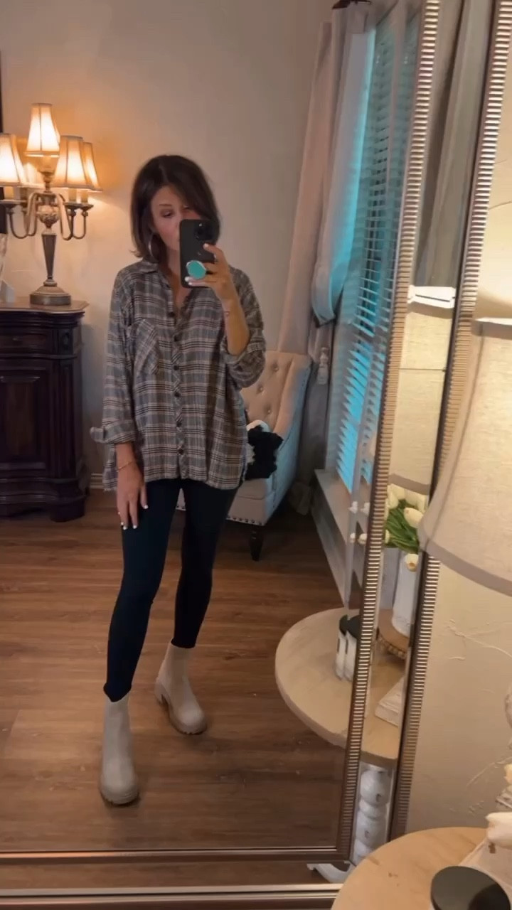 Nsale flannel and Zella leggings  

#LTKover40 #LTKfindsunder50 #LTKsalealert