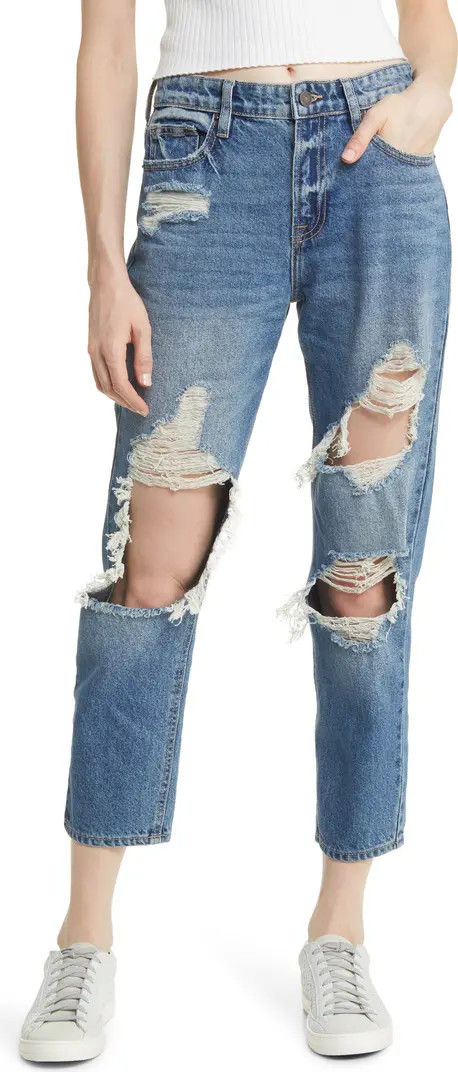 Destructed Boyfriend Jeans | Nordstrom