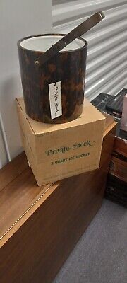 VINTAGE VINYL  ICE BUCKET BY  “PRIVATE STOCK” ( NEW IN OPEN BOX)  | eBay | eBay US