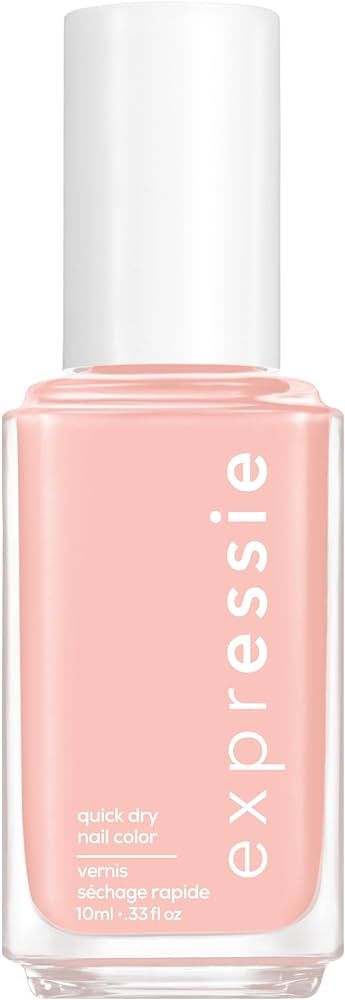 Essie expressie, Quick-Dry Nail Polish, 8-Free Vegan, Soft Pink Beige, Crop Top & Roll, 0.33 fl o... | Amazon (US)