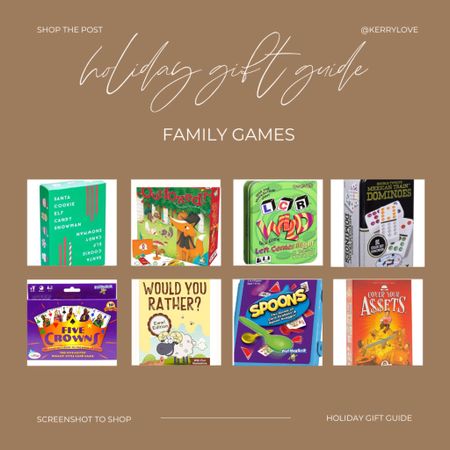 Family game night favorites! These are so fun and make the perfect gift. 

#LTKGiftGuide #LTKHoliday #LTKSeasonal