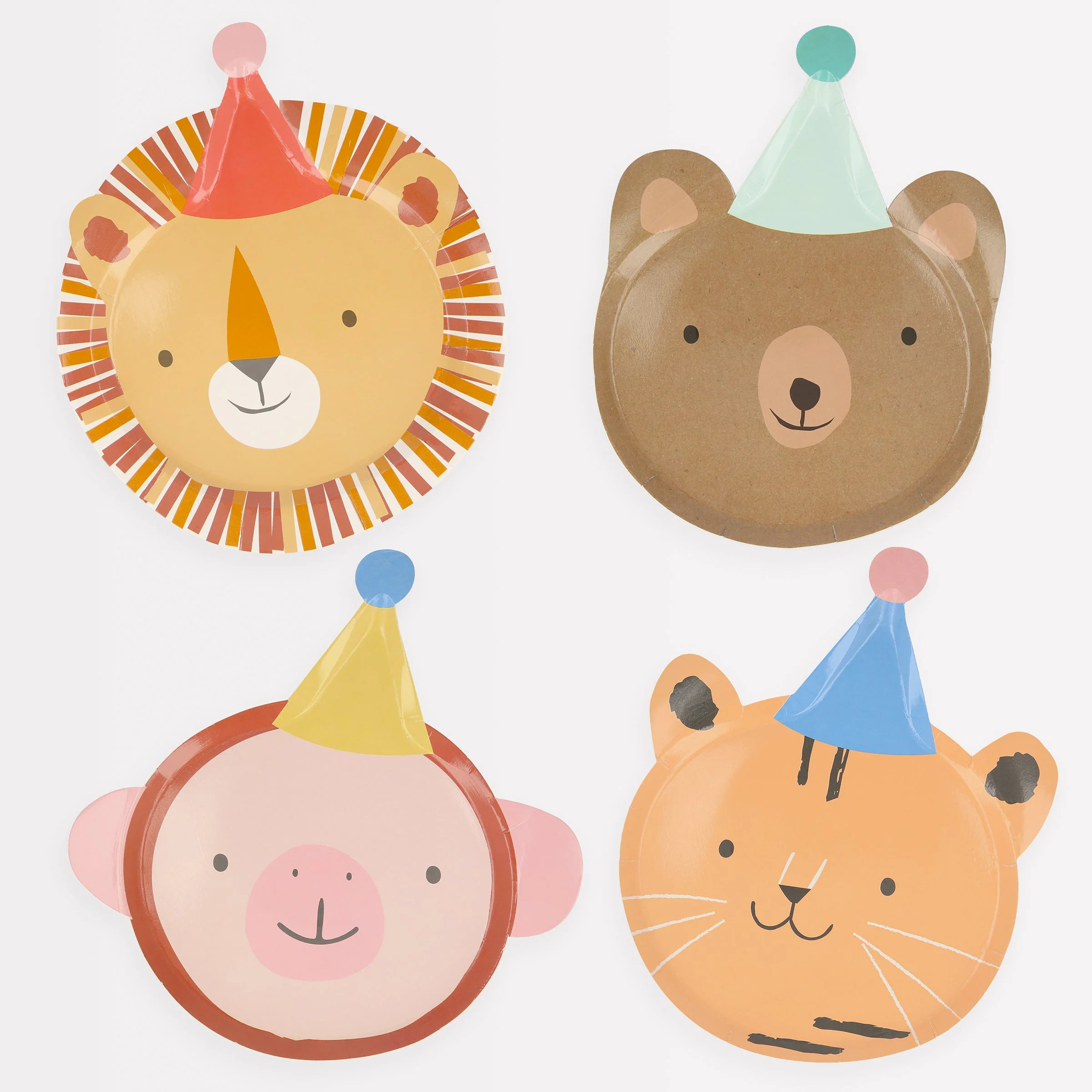 Animal Parade Shaped Plates | Meri Meri