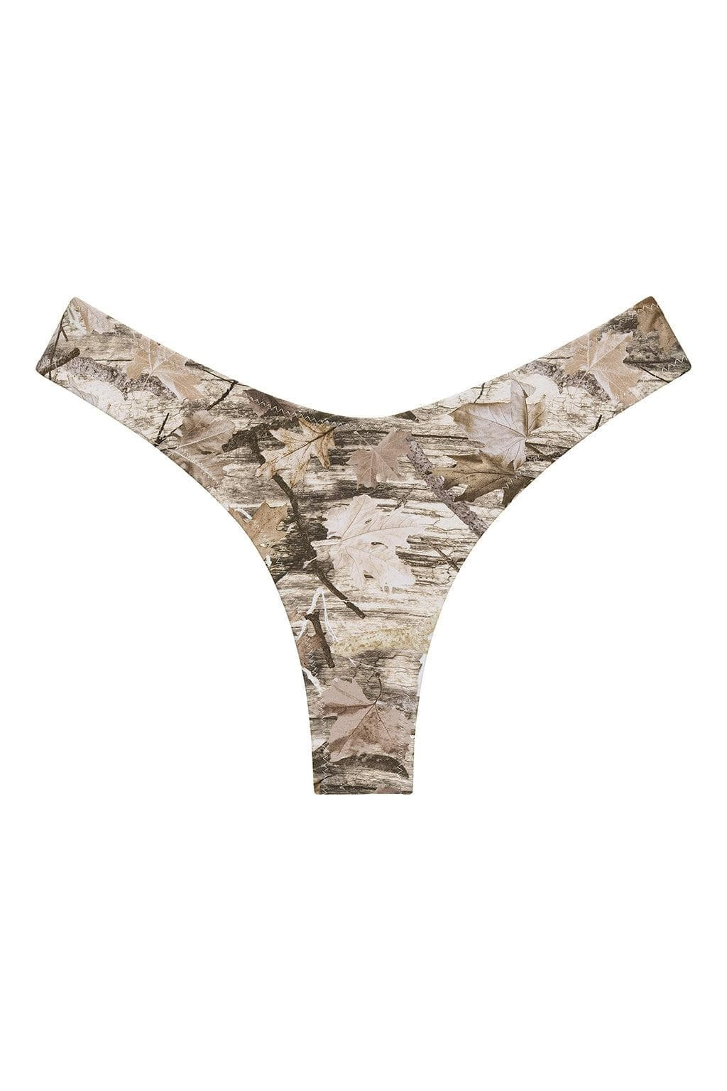 Camo Added Coverage Lulu (Zig-Zag Stitch) Bikini Bottom | Montce
