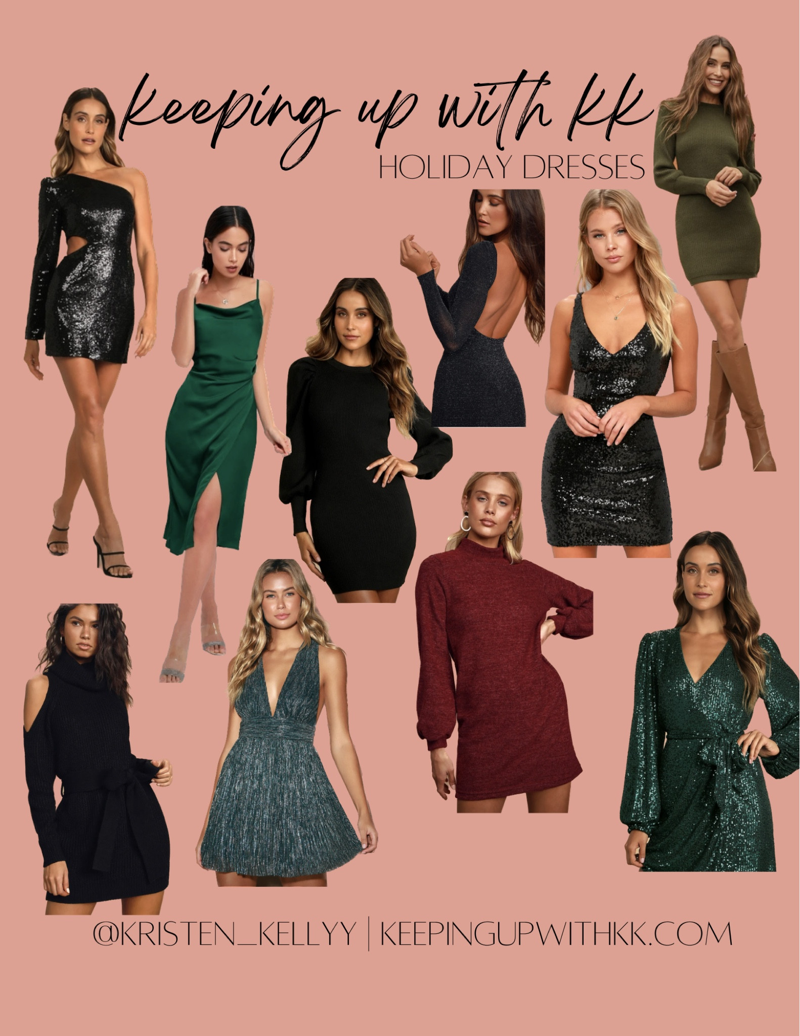 lulus has the perfect holiday dresses & sweater dresses this season! would be a super cute outfit for any holiday party- christmas or NYE 🥂

#LTKHoliday #LTKSeasonal #LTKwedding