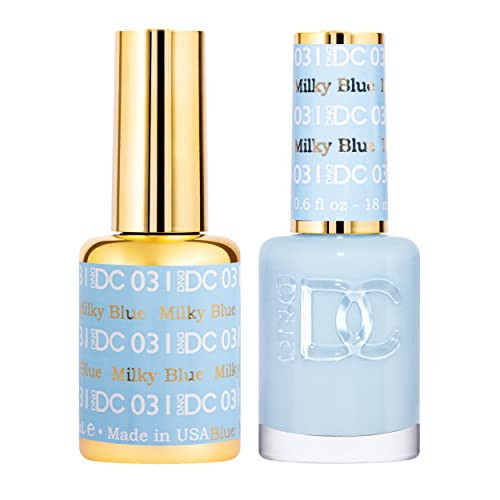 DND DC Gel Polish Set, 031 Milky Blue, 0.5 Fl Oz | Amazon (US)