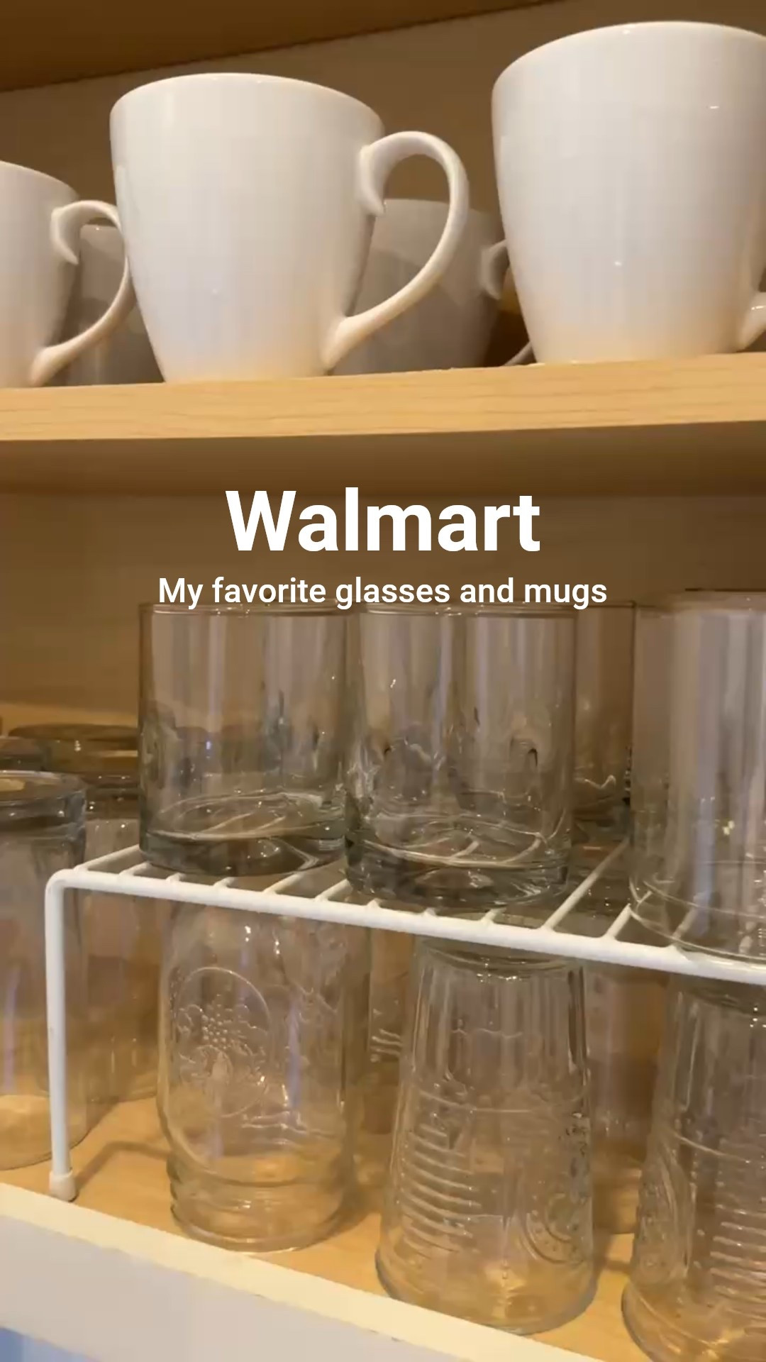 I wanted my kitchen cabinets to fill more clean and organized-these glasses and mugs are so pretty and simple. Love the weight of the mugs and the drinkware. Walmart home and kitchen finds 

#LTKWatchNow #LTKHome #LTKFindsUnder50