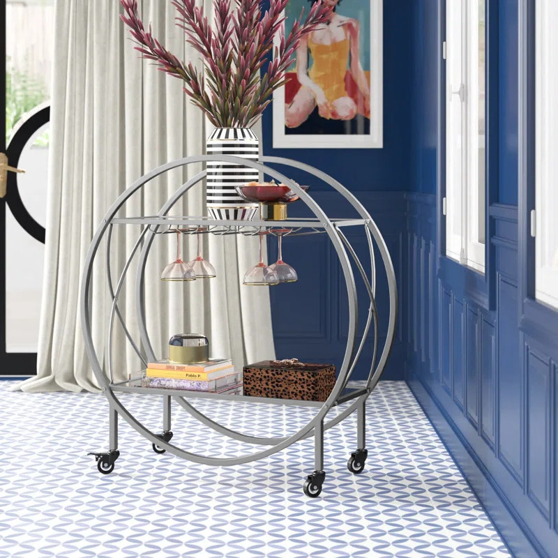 Janelle Metal Bar Cart | Wayfair North America