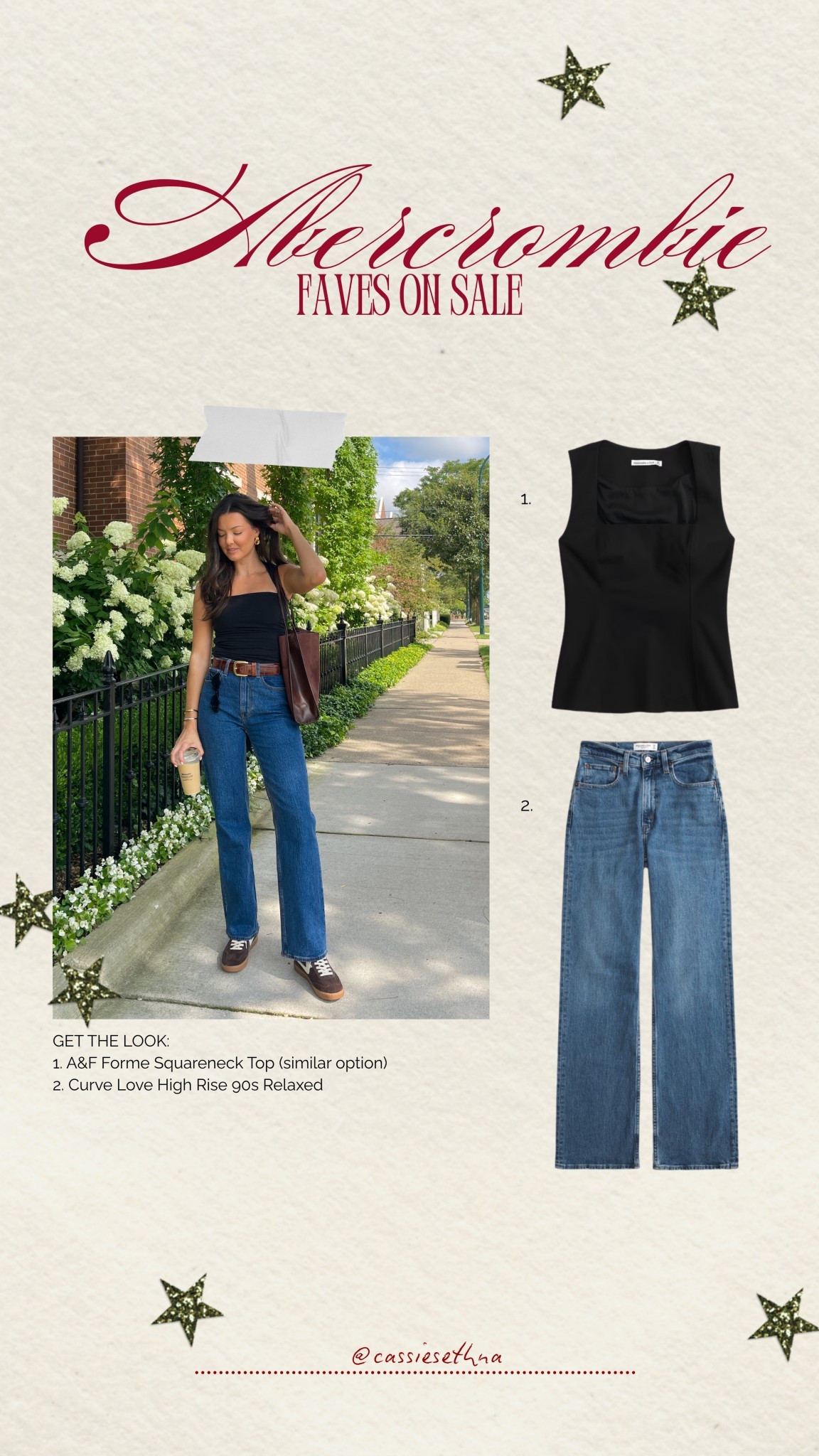 I’m 5’7” and wear a 25 in Abercrombie jeans and XS in everything else at AF. 

This weekend you can use my friend’s code AFKRISTINA which stacks on top of the sale for an extra 15% off! 

#LTKootd #LTKSeasonal #LTKSaleAlert