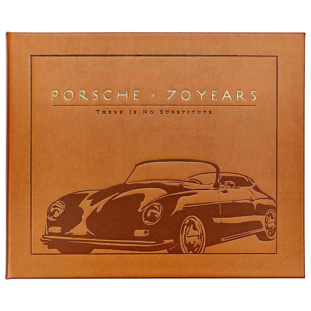 Porsche 70 Years: There Is No Substitute Leather-Bound Book | West Elm (US)