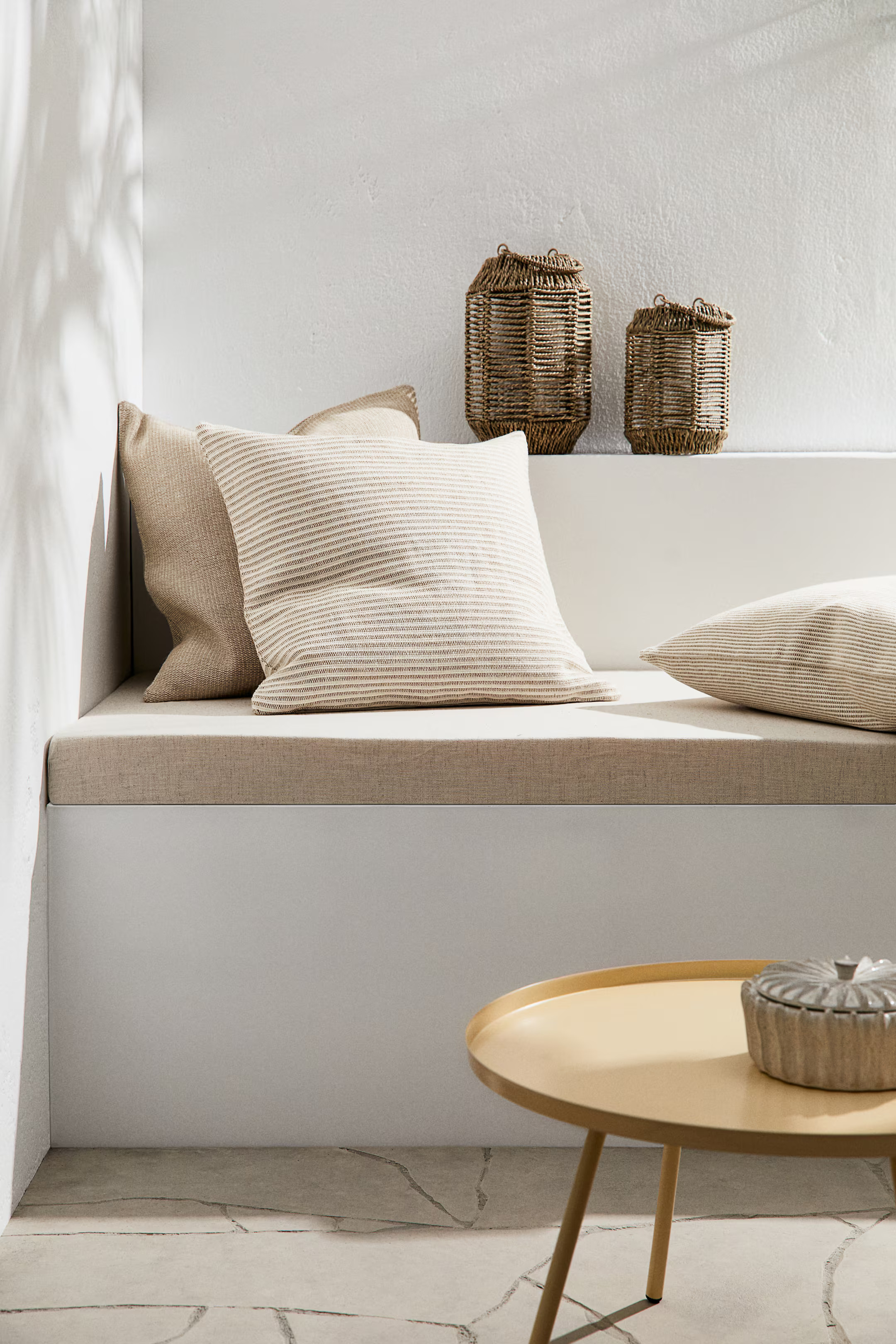 3-pack Cushion Covers - Light beige - Home All | H&M US | H&M (US + CA)