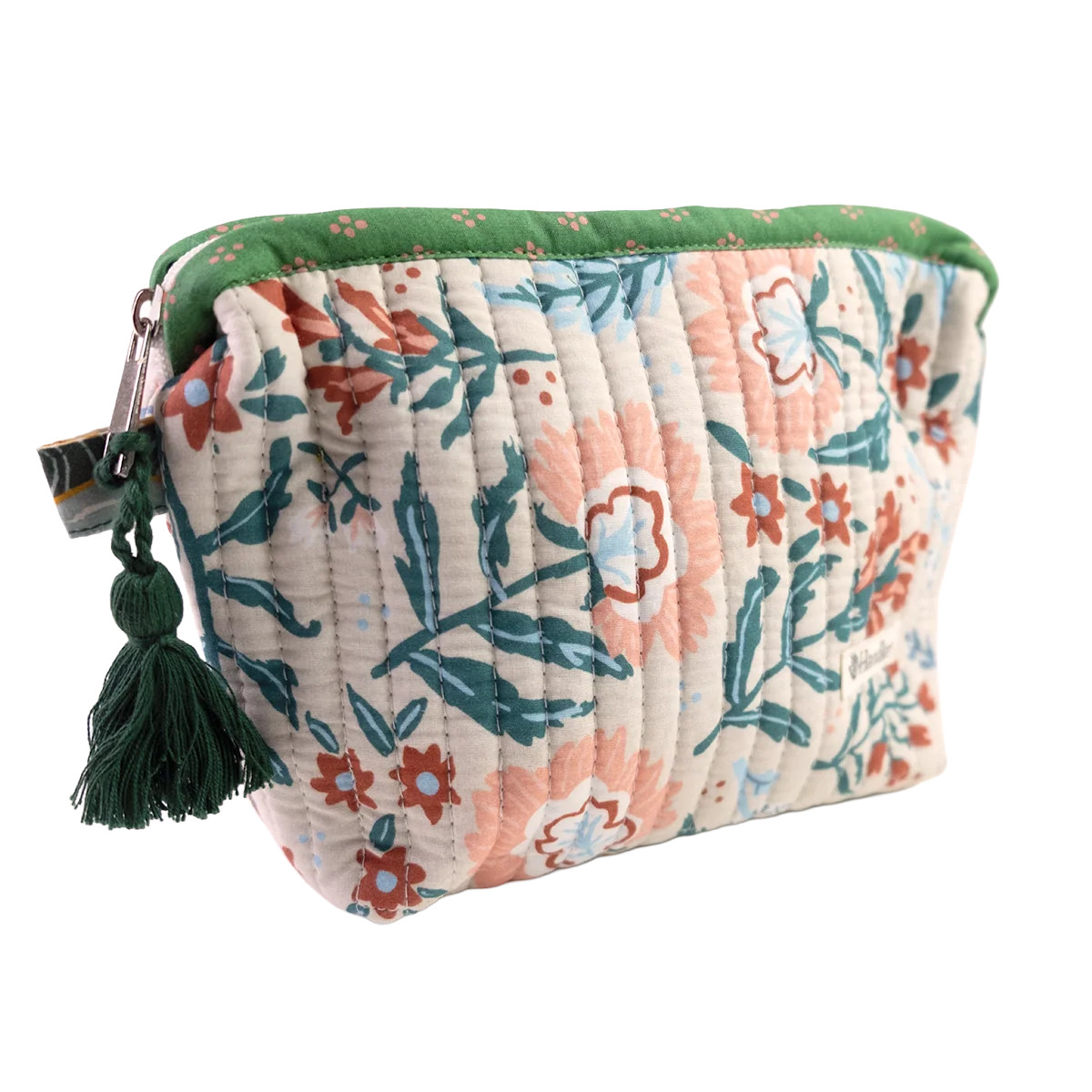 Willa Quilted Zipper Pouch | Handker Bandanas