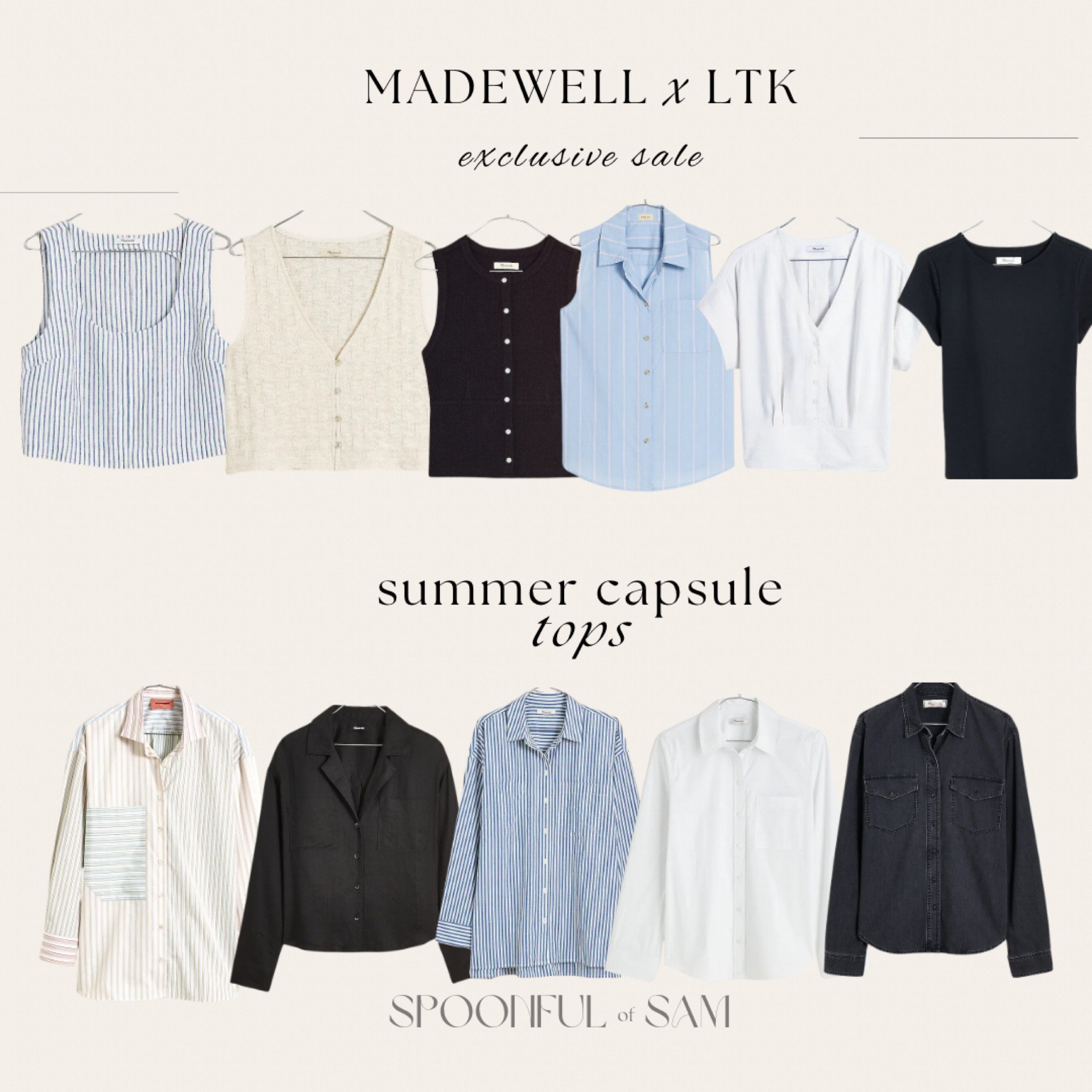 ✨Build your summer wardrobe with the exclusive LTKxMadewell in-app sale, live on May 9th! ✨

#LTKsalealert #LTKxMadewell #LTKGiftGuide