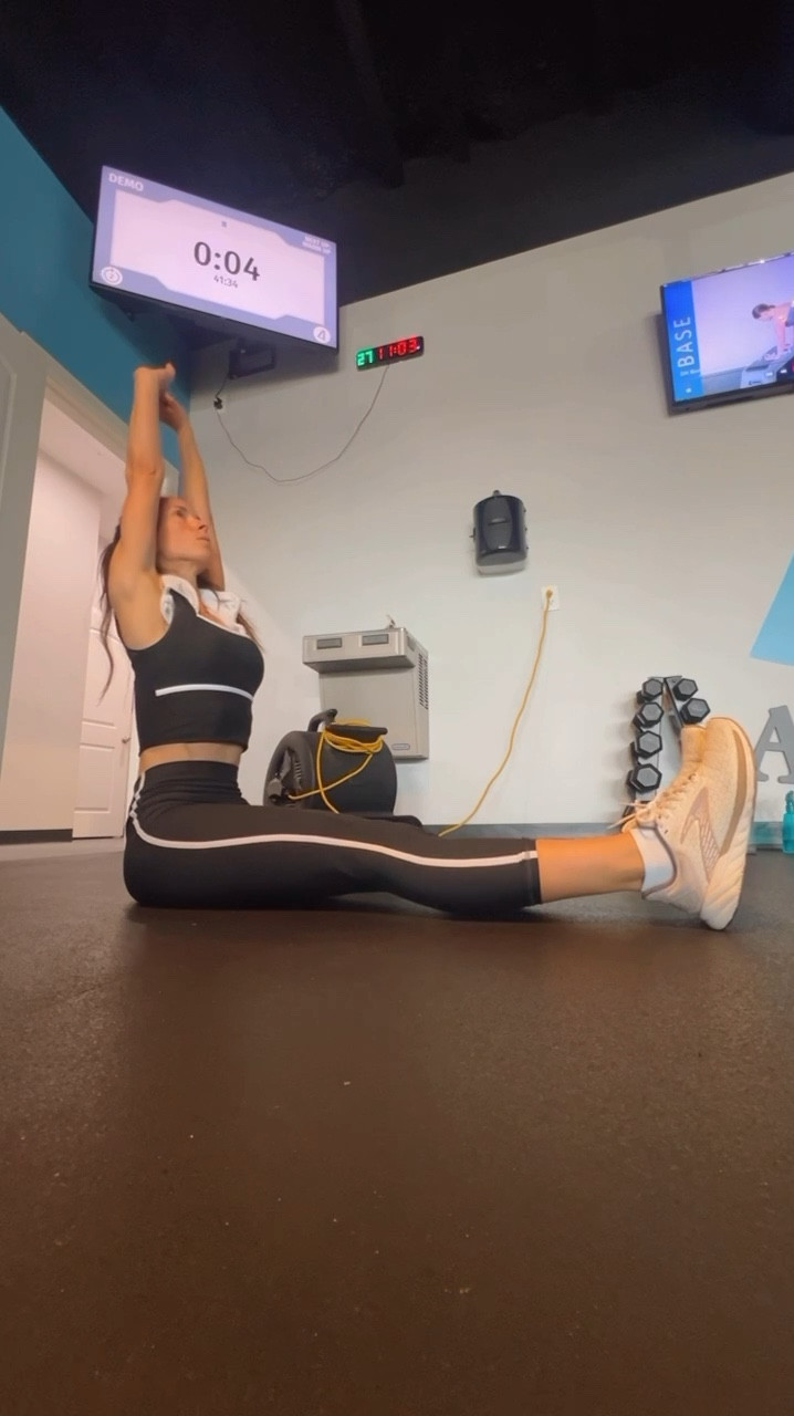 Workout complete! 

Wearing a size small in the pants and tank. Normally wear xs-small so I say size up one for a comfier fit! This top is gorgeous. You’ll love it!! 

#LTKFitness #LTKActive #LTKStyleTip