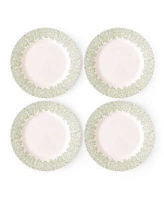 Morris & Co. Standen Dinner Plates, Set of 4 | Macy's