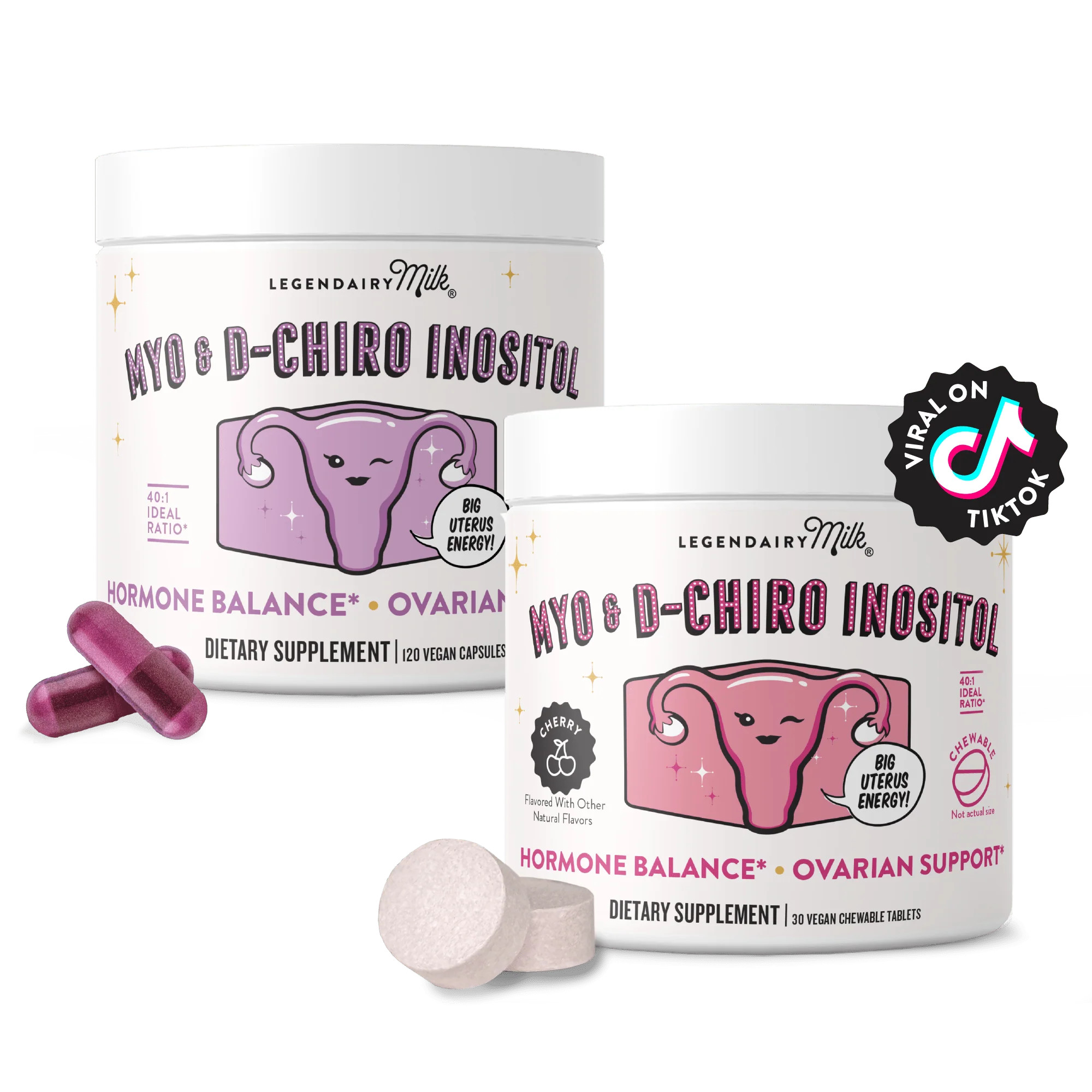 Myo & D-Chiro Inositol | Ovarian & Hormonal Health | Legendairy Milk