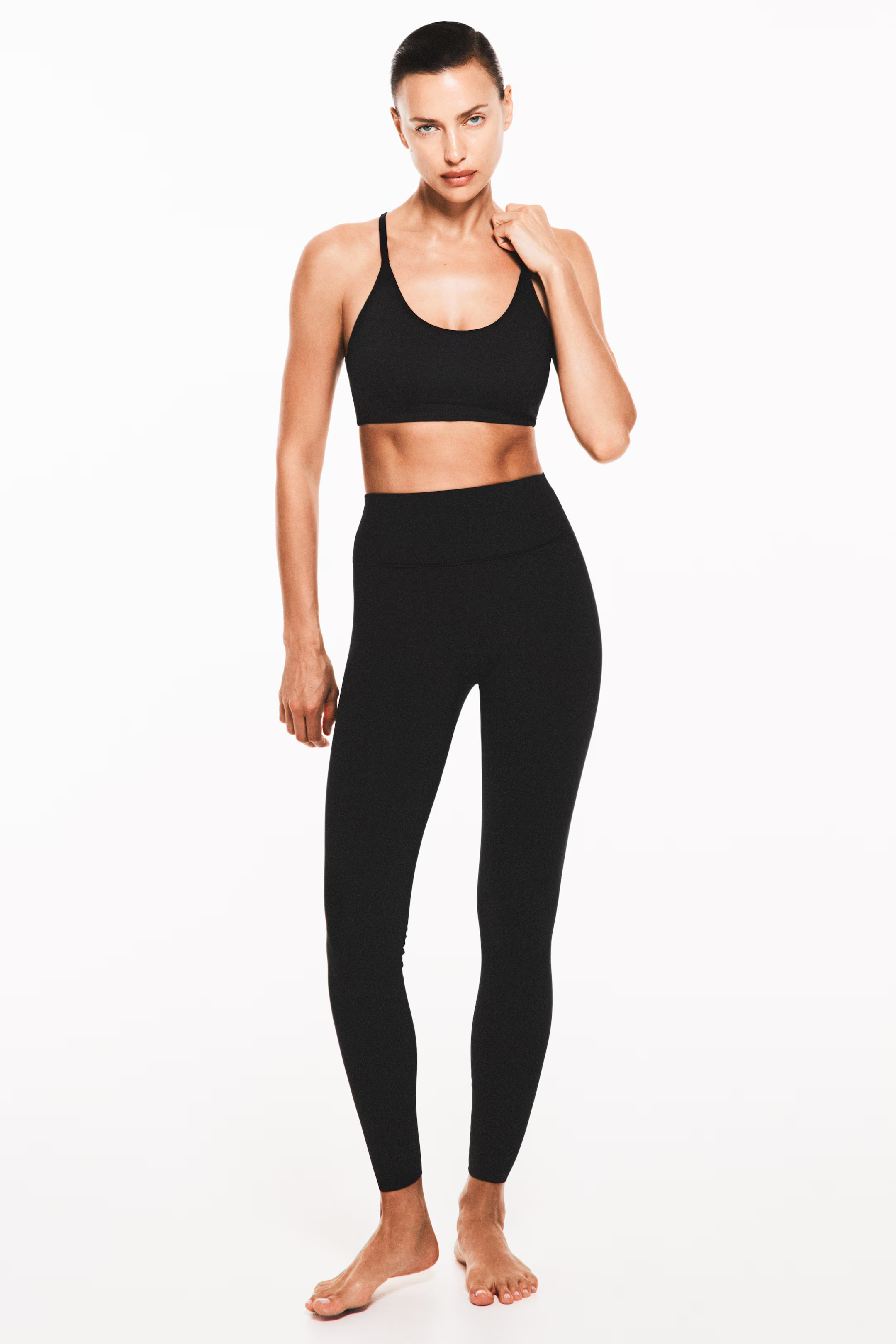 Sports leggings in SoftMove™ - Black - Ladies | H&M GB | H&M (UK, MY, IN, SG, PH, TW, HK)