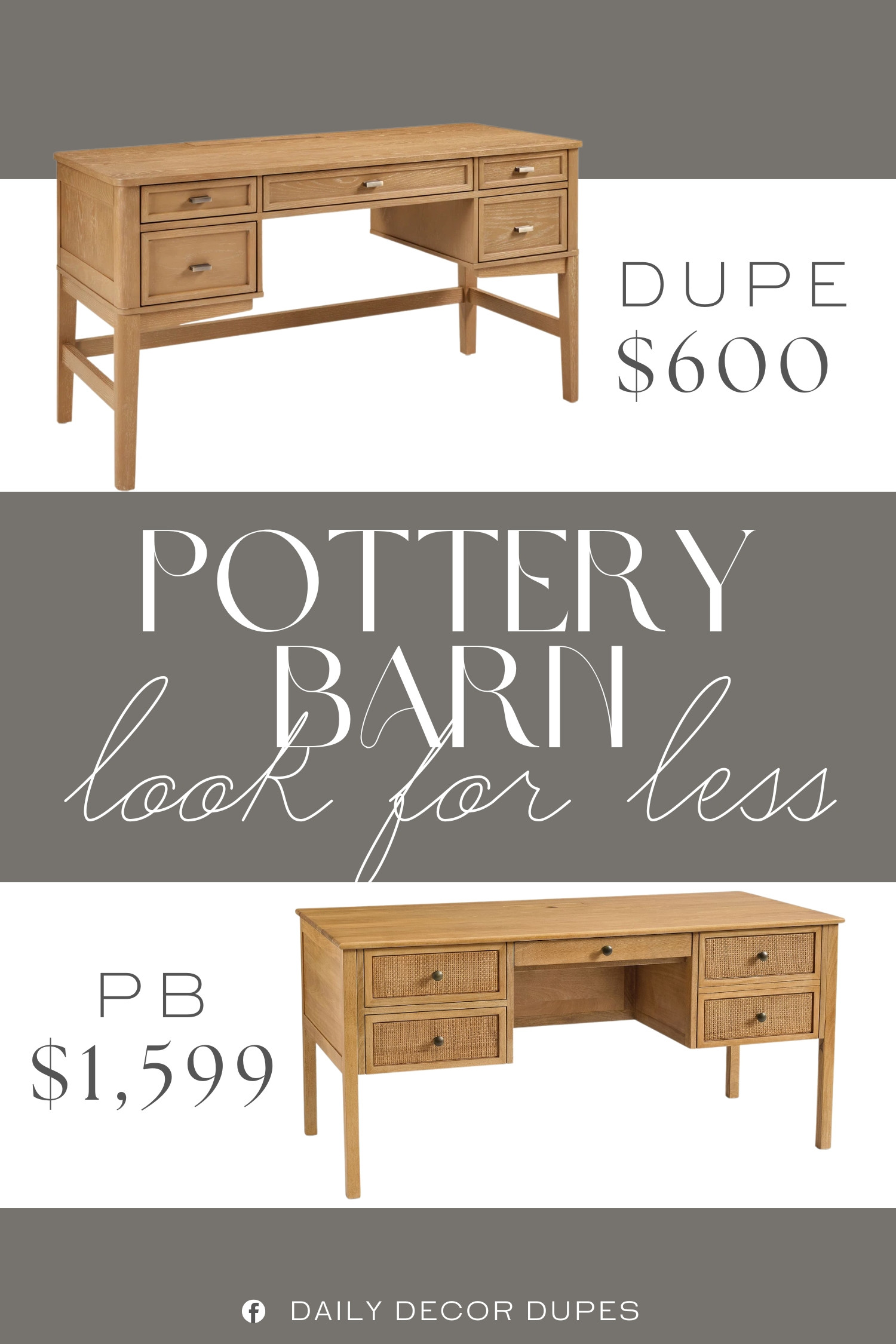 Inspired by Pottery Barn Keyhole Desk. Transitional Executive Desk. Farmhouse Modern Office Desk. Contemporary Computer Desk. Rectangular Executive Desk. Classic Modern Desk. Solid Wood Desk. Rustic Modern Desk. Minimalist Executive Desk.

Home more affordable option find copy cat similar look for less budget friendly affordable cheap cheaper beautiful pretty. Clearance sale coupon code discount code promo code luxury lookalike look a like Inspo inspiration inspired by idea ideas Love like these? I share multiple every day in my FB group.
#potterybarninspired #executivedesk #writingdesk #computerdesk #officefurniture #furniturefinds #farmhousemodern #homeofficeinspo 

 #LTKHome