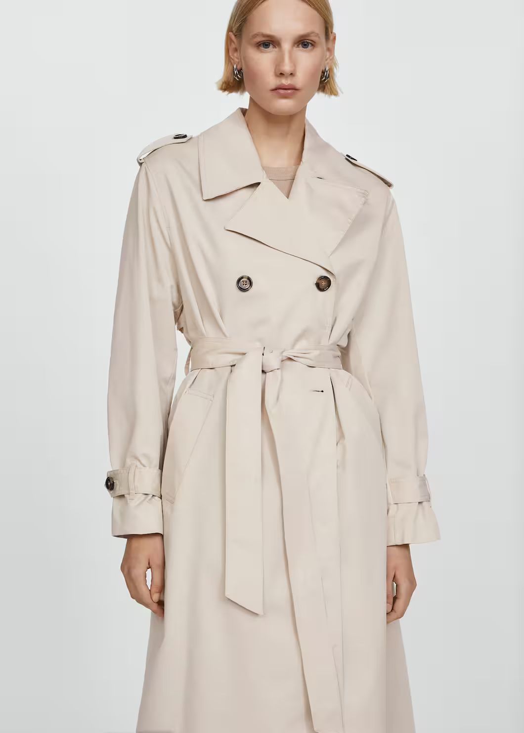 Double-button trench coat | MANGO (US)