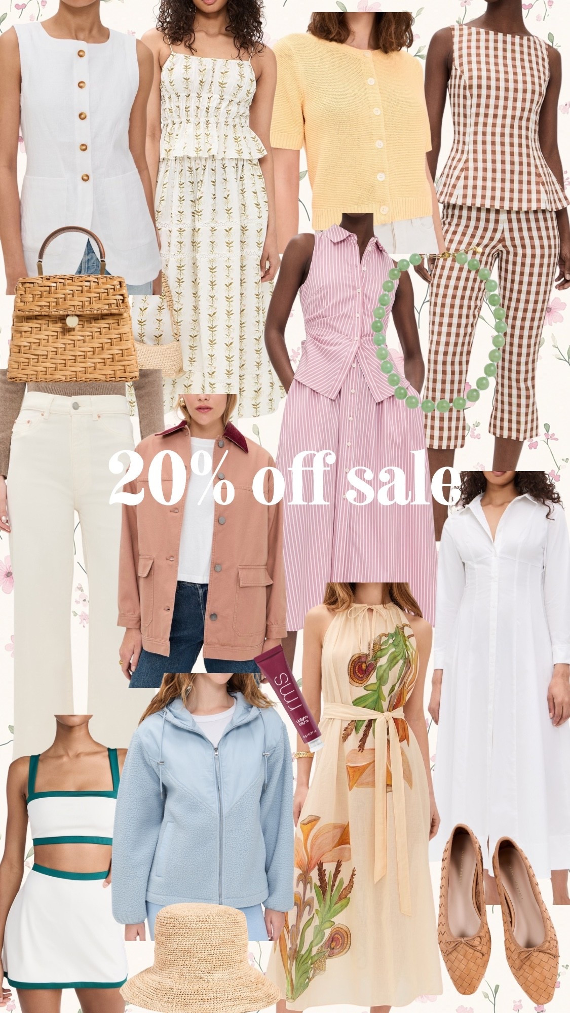 Shopbop 20% off sale. Spring sale. Vacation outfits 

#LTKOver40 #LTKTravel #LTKSaleAlert