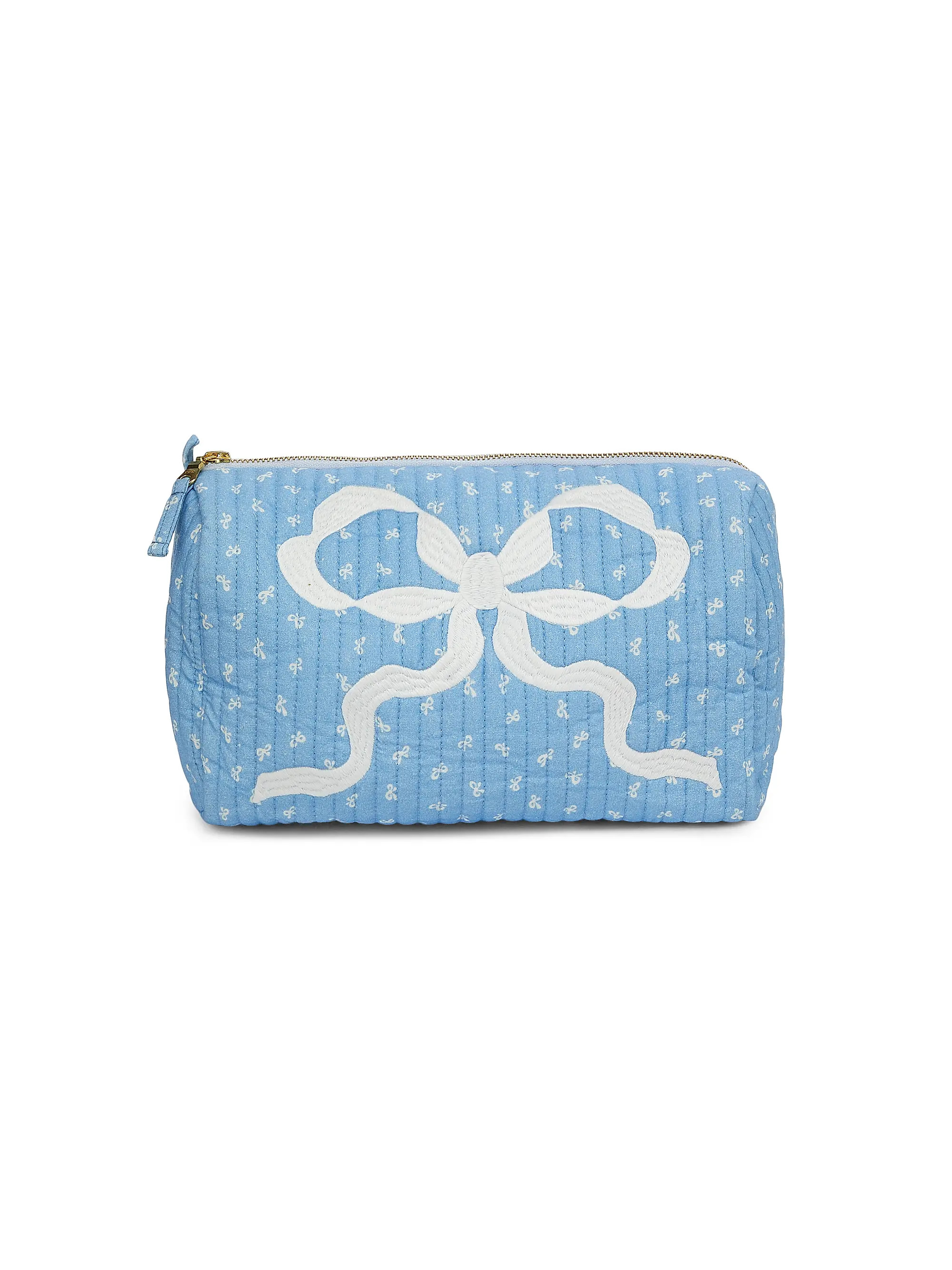 LoveShackFancy x Visit Savannah Octavia Bow Zip Pouch | Saks Fifth Avenue