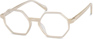 Sand Geometric Glasses  #4442233 | Zenni Optical | Zenni Optical (US & CA)