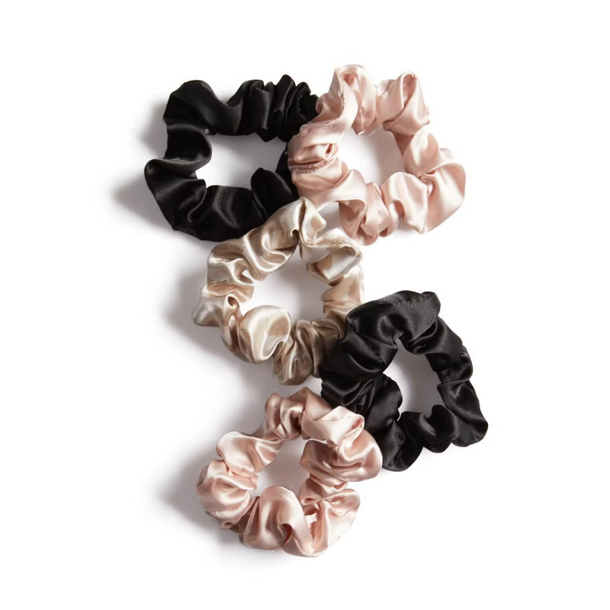 Kitsch Assorted Satin Sleep Hair Scrunchies - 5ct | Target