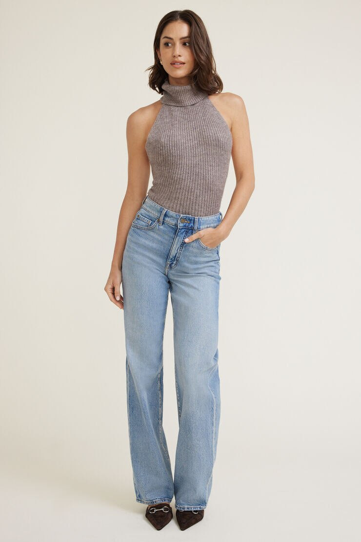 Heidi High Rise Wide Leg Jeans | Dynamite Clothing