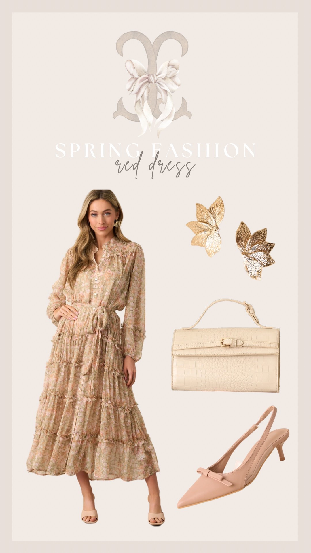 Easter Dress | The perfect springy neutral this Easter!

Easter Outfit, Easter Dress, Easter, Spring Fashion, Outfit Guide, Heels, Earrings, Bag, Red Dress

#LTKItBag #LTKSeasonal #LTKStyleTip