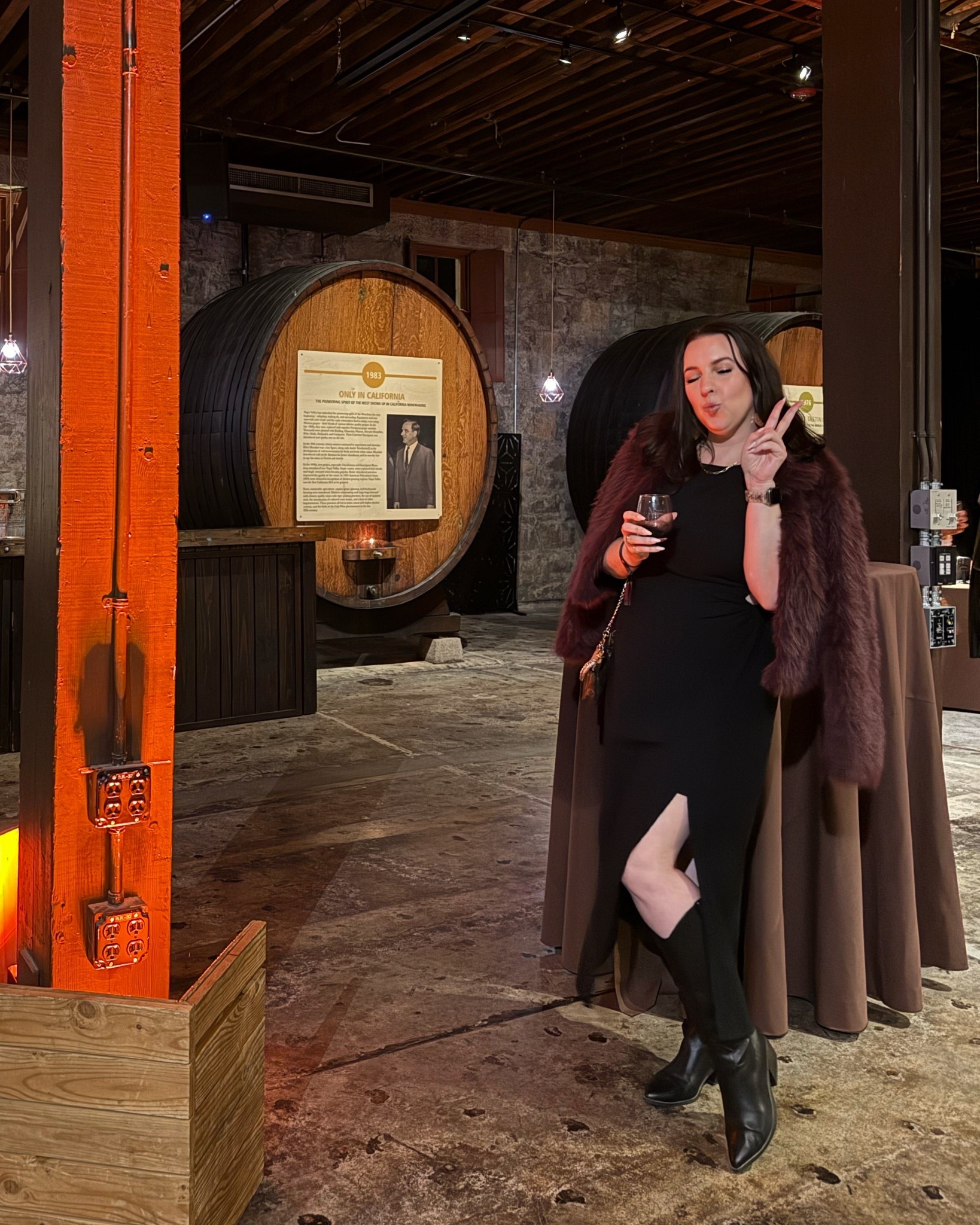 Burgundy faux fur coat / Walmart fashion / holiday outfit / holiday party look / holiday party style

#LTKdayinmylife #LTKGiftGuide #LTKHoliday