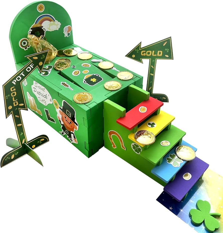 TEINSONET St Patrick's Day Leprechaun Trap Kit - St. Patricks Day Decorations Leprechaun Trap Cra... | Amazon (US)