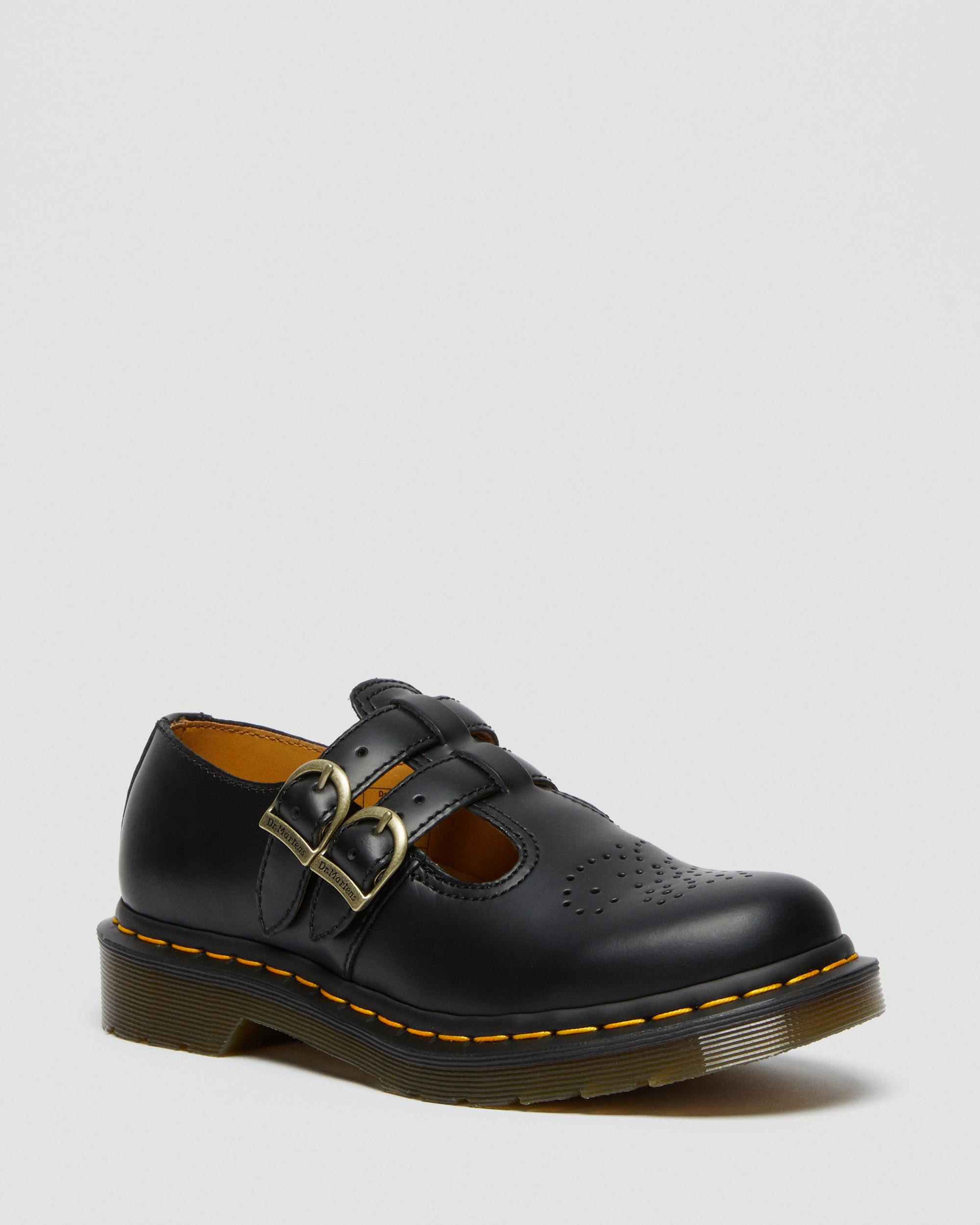 8065 Smooth Leather Mary Jane Shoes in Black | Dr. Martens | Dr. Martens