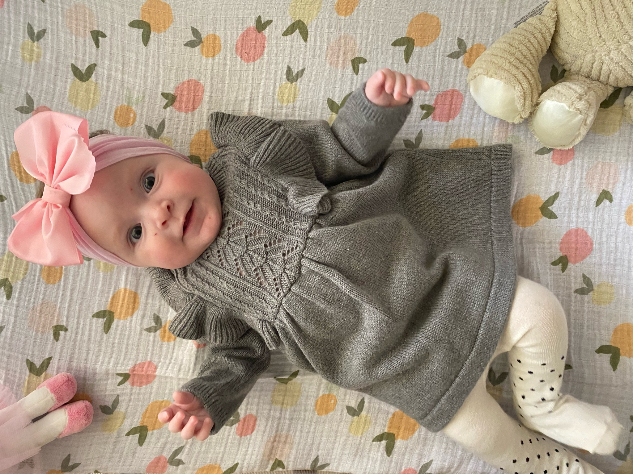 Staying cozy in her knitted sweater & polka dot tights 🫶🏼

Perfect for the cooler weather with a undershirt🥹

#LTKSeasonal #LTKbaby #LTKFind