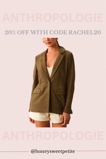 Anthro sale!
Code RACHEL20 for 20% off 


#LTKstyletip #LTKxAnthro #LTKworkwear