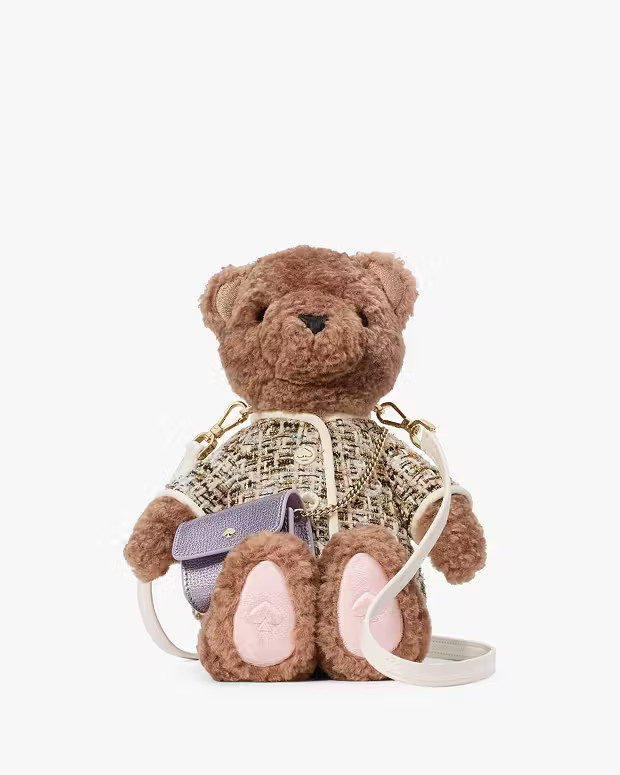 Oh What Fun 3D Teddy Bear Crossbody | Kate Spade Outlet