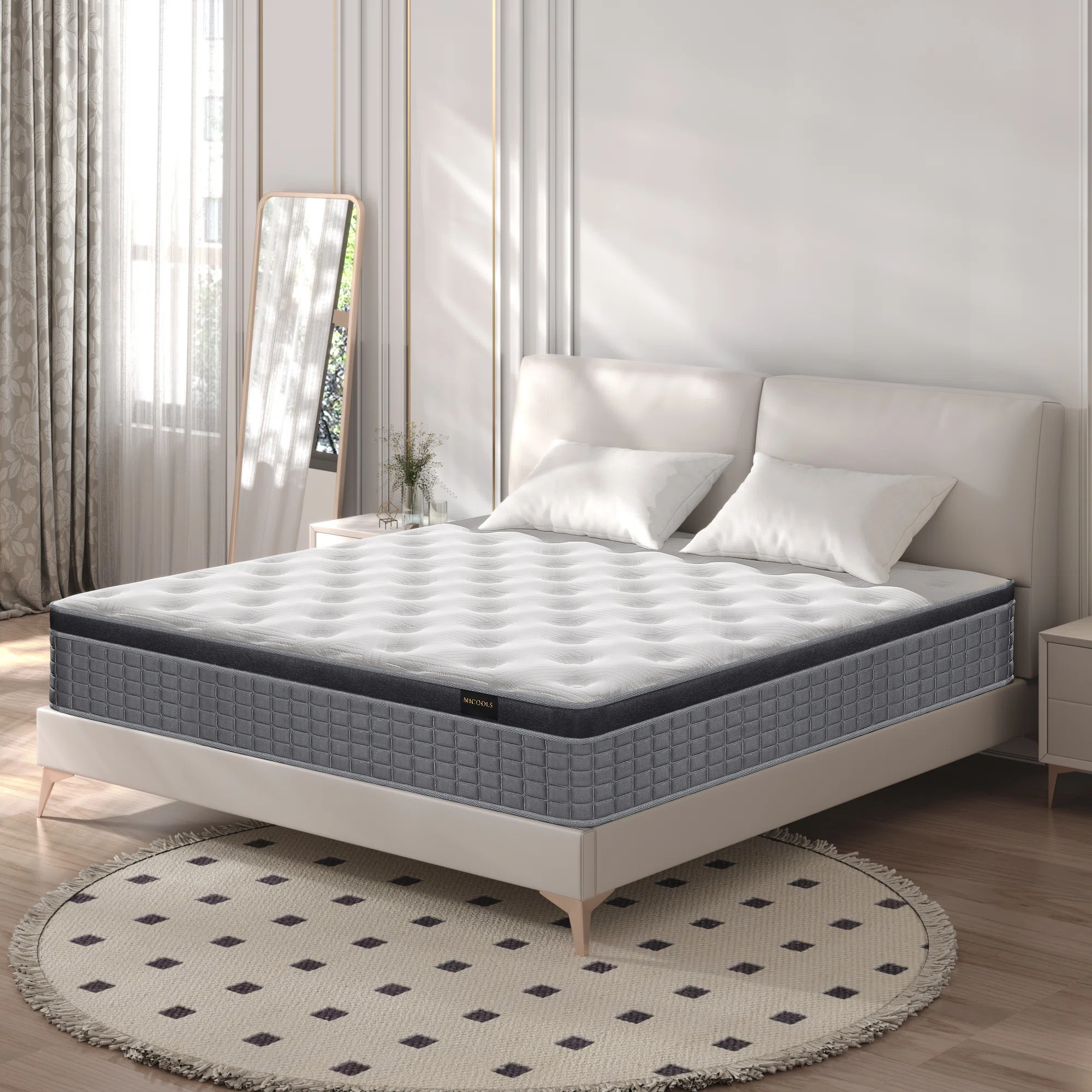 Ladinimo Medium Pocket Spring Hybrid Mattress with CertiPUR-US Certified Foam & Reviews | Wayfair | Wayfair North America
