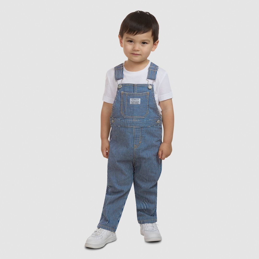 Levi's Railroad Stripe Overall Toddler Boys 2T-4T 3T | Levi's US